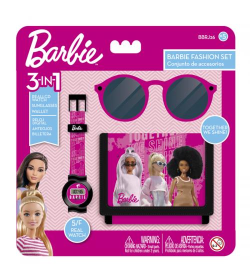 Barbie BBRJ26 3-in-1 Giftset with Watch, Sunglasses and Wallet