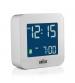 Braun BC08W Digital Travel Alarm Clock with Snooze - White