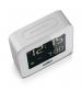 Braun BC08W Digital Travel Alarm Clock with Snooze - White