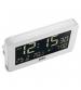 Braun BC10W Digital Alarm Clock with Date, Month and Temperature - White