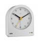 Braun BC22W Classic Analogue Alarm Clock with Snooze and Continuous Backlight - White