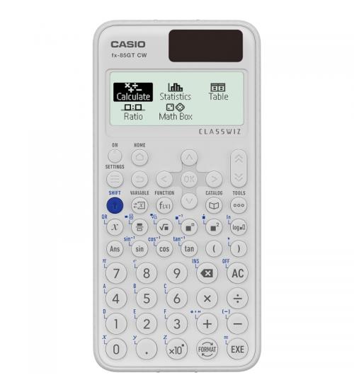 Casio FX85GTCW-WE ClassWiz GCSE Scientific Calculator Dual Powered - White