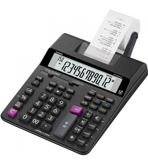 Casio HR200RCE 12 Digit Display Printing Calculator