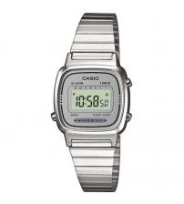 Casio LA670WEA-7EF Ladies Silver Dial Silver Watch