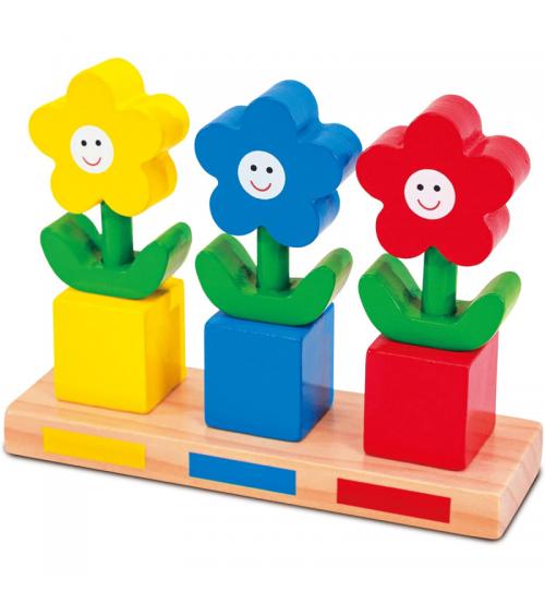 Galt 1005506 Flower Stacker Wood Stacking Toy