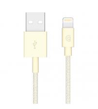 Griffin GP-002-GLD Charge/Sync Braided Cable with Lightning Connector 1M - Gold