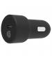 Griffin GP-184-BLK Single Port 20W USB-C Car Charger with USB-C Cable - Black