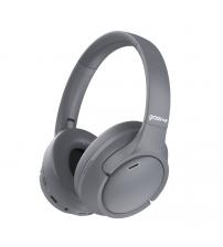 Groov-e GVBT1600GY Harmony Wireless Bluetooth Headphones with Active Noise Cancelling - Grey