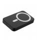 Groov-e GVCH10000MBK Power Bank 10,000mAh Portable Magnetic Wireless Charger - Black