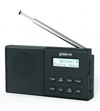 Groov-e GVDR09BK Geneva Rechargeable DAB Radio