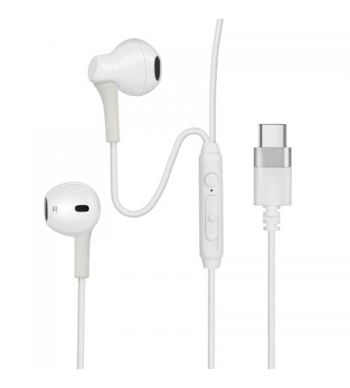 Groov-e GVEB16WE Digital Buds USB-C Earphones with Remote Mic & Volume Control - White