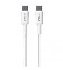 Groov-e GVMA023WE USB-C to USB-C Charging Cable 2M - White