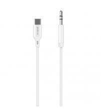 Groov-e GVMA083WE Audio Adapter USB-C to 3.5mm Male AUX Cable 1m