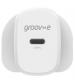 Groov-e GVMA107WE USB-C 20W Wall Charger with Power Delivery - White