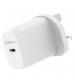 Groov-e GVMA107WE USB-C 20W Wall Charger with Power Delivery - White