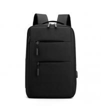 Groov-e GVPC12BK Laptop Backpack with 5 Compartments & USB Port - Black