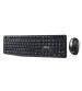 Groov-e GVPC14BK Wireless Full Size Keyboard & Mouse Set - Black