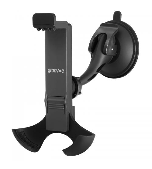 Groov-e GVWM3BK Window Mount Universal Cradle for your Smartphone/Tablet