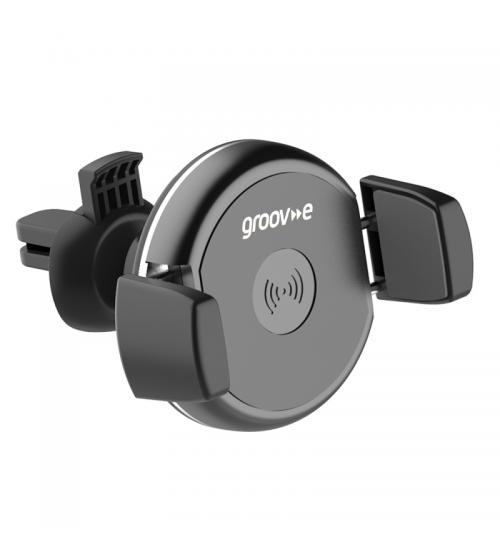 Groov-e GVWM5BK Universal In-Car Holder with Wireless Charging 10W