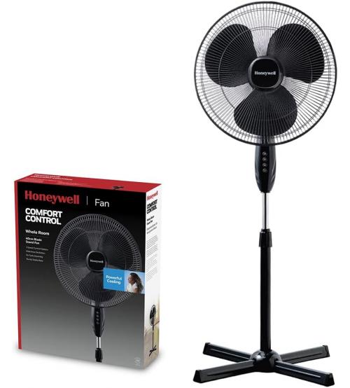 Honeywell HSF1630E1 Comfort Control 90° Oscillating Stand Fan