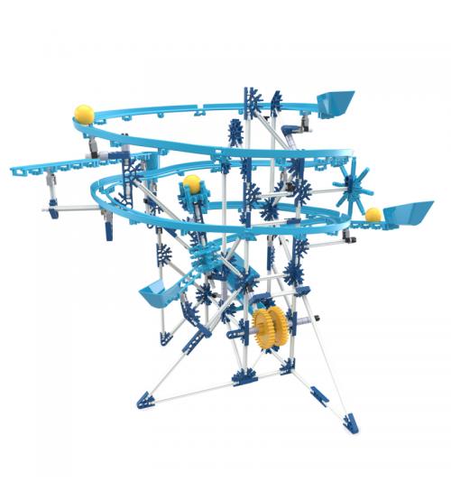 K'Nex 12467 Thrill Rides Marble Run 3 Model Building Set with Motor