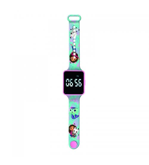 Lexibook DMW060GDH Gabby's Dollhouse LED Digital Watch