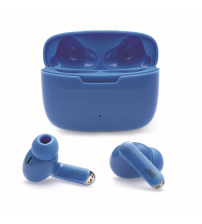 JVC HAB5TAN True Wireless Bluetooth Earbuds with Charging Case - Blue