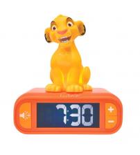 Lexibook RL800AN 3D Simba Childrens Clock with Night Light