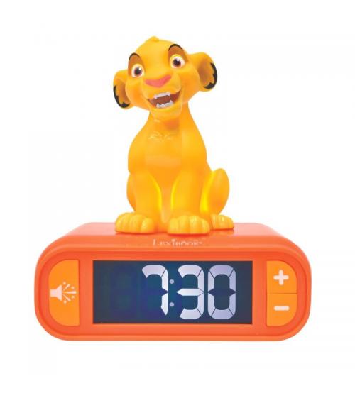 Lexibook RL800AN 3D Simba Childrens Clock with Night Light