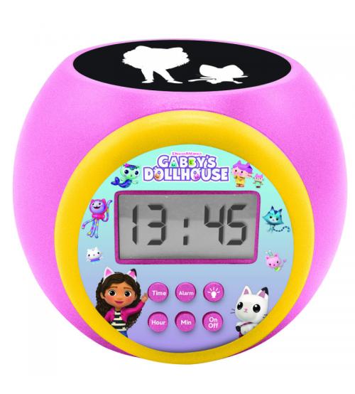 Lexibook RL977GDH Gaqby's Dollhouse Childrens Projector Clock with Timer