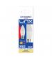 Linx LX0011 C37 Candle Opal B22 3W linear IC driver 250lms - 3000K