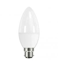 Linx LX0014 C37 Candle Opal B22 6W 520LMS LED Bulb White - Daylight