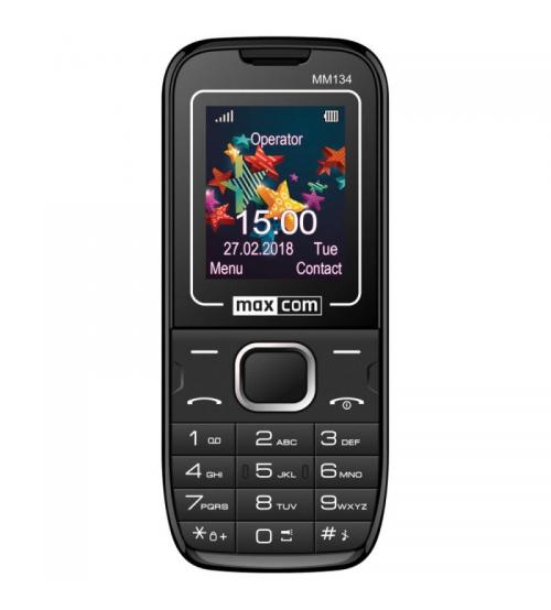 Maxcom MM134 Classic GSM Pocket Mobile Phone - Black