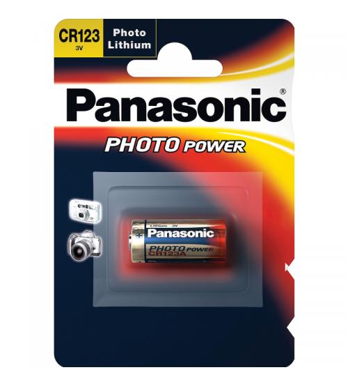 Panasonic CR123 3V Photo Lithium Battery Carded 1