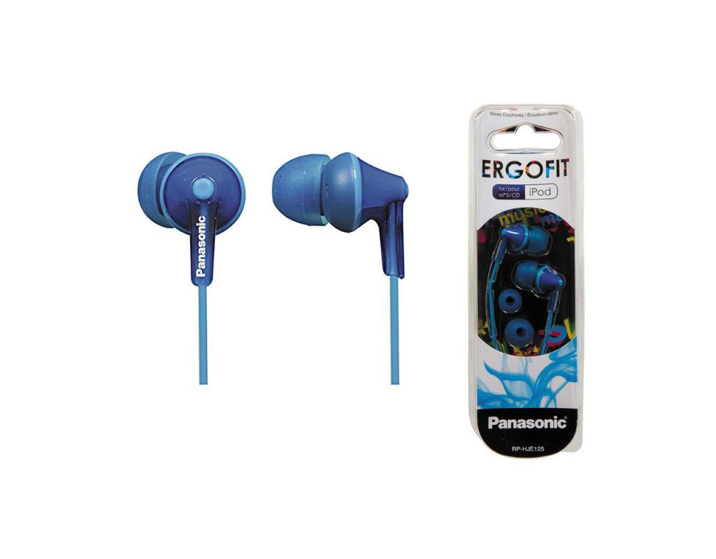 In - Panasonic RP-HJE125E-A Headphones Blue Ear