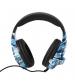 Vybe VYCH02 Camo Wired Gaming Headset with LED Lights - Marine Blue