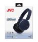 JVC HAS36W-A Deep Bass Wireless Bluetooth On Ear Headphones - Indigo Blue